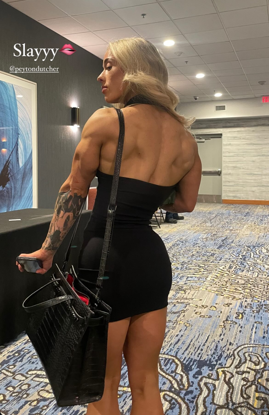 Peyton Dutcher - Bodybuilders, Sports girls, Strong girl, Girls, Muscle, Body-building, Back, Press, Video, Vertical video, Longpost