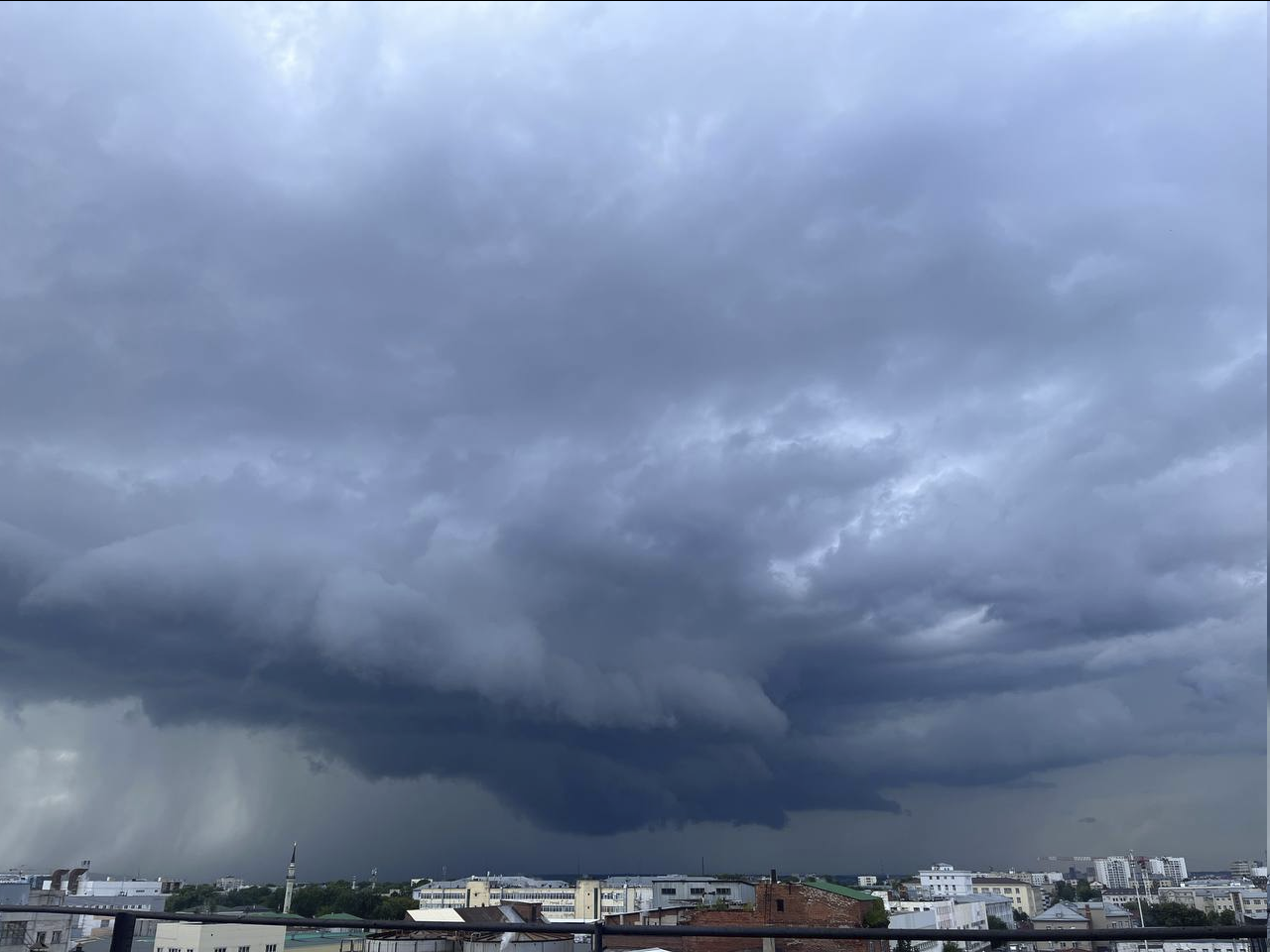 Kazan today - Thunderstorm, The clouds, Weather, Kazan