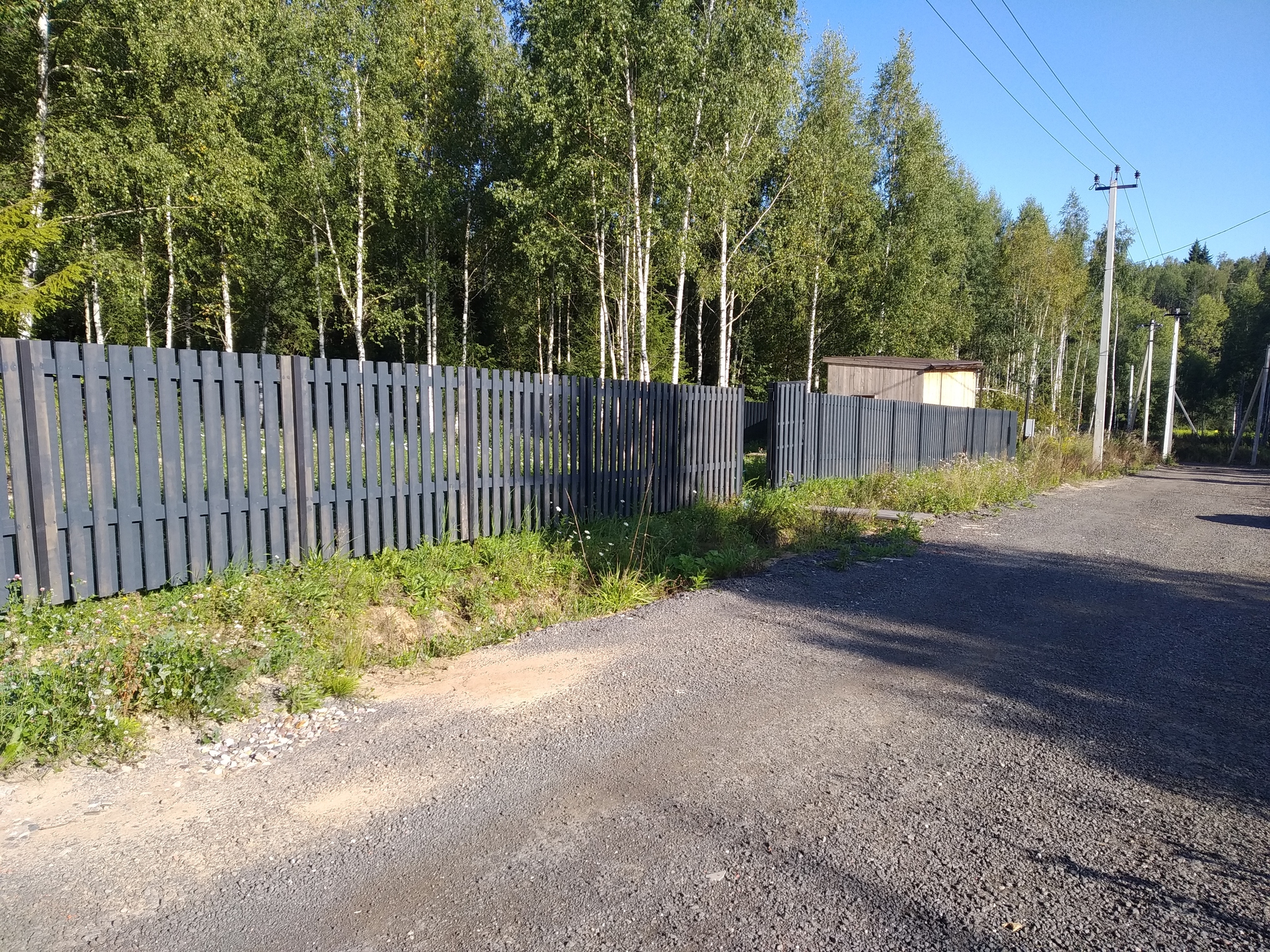 Is three types of fence too much? - Dacha, Home construction, Rukozhop, Fence, Vacation home, Video, Longpost