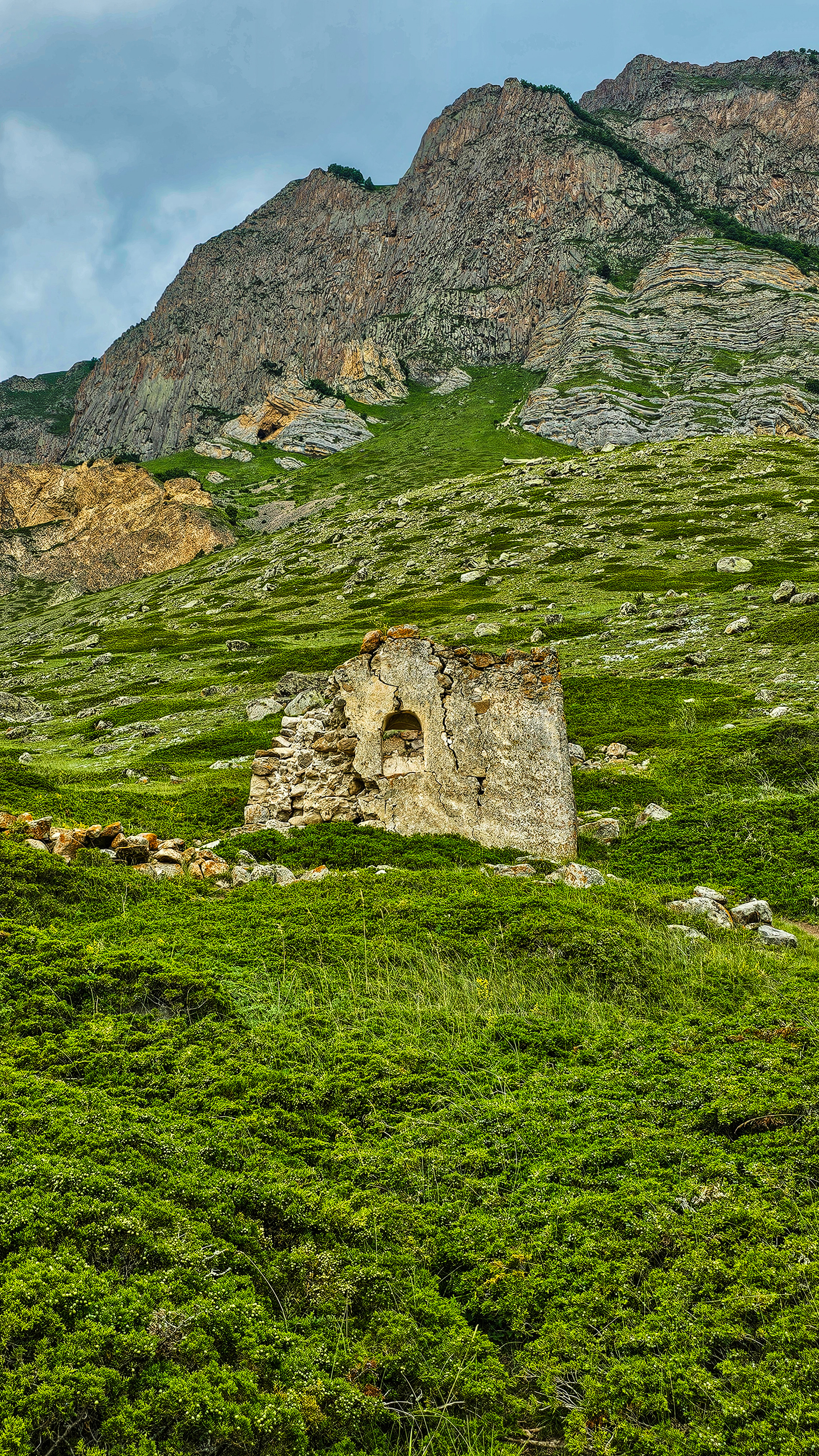 Eltuby Crypts - My, Travel across Russia, The mountains, Vacation, Kabardino-Balkaria, Chegem, Chegem gorge, Chegem waterfalls, Burial, Crypt, Longpost