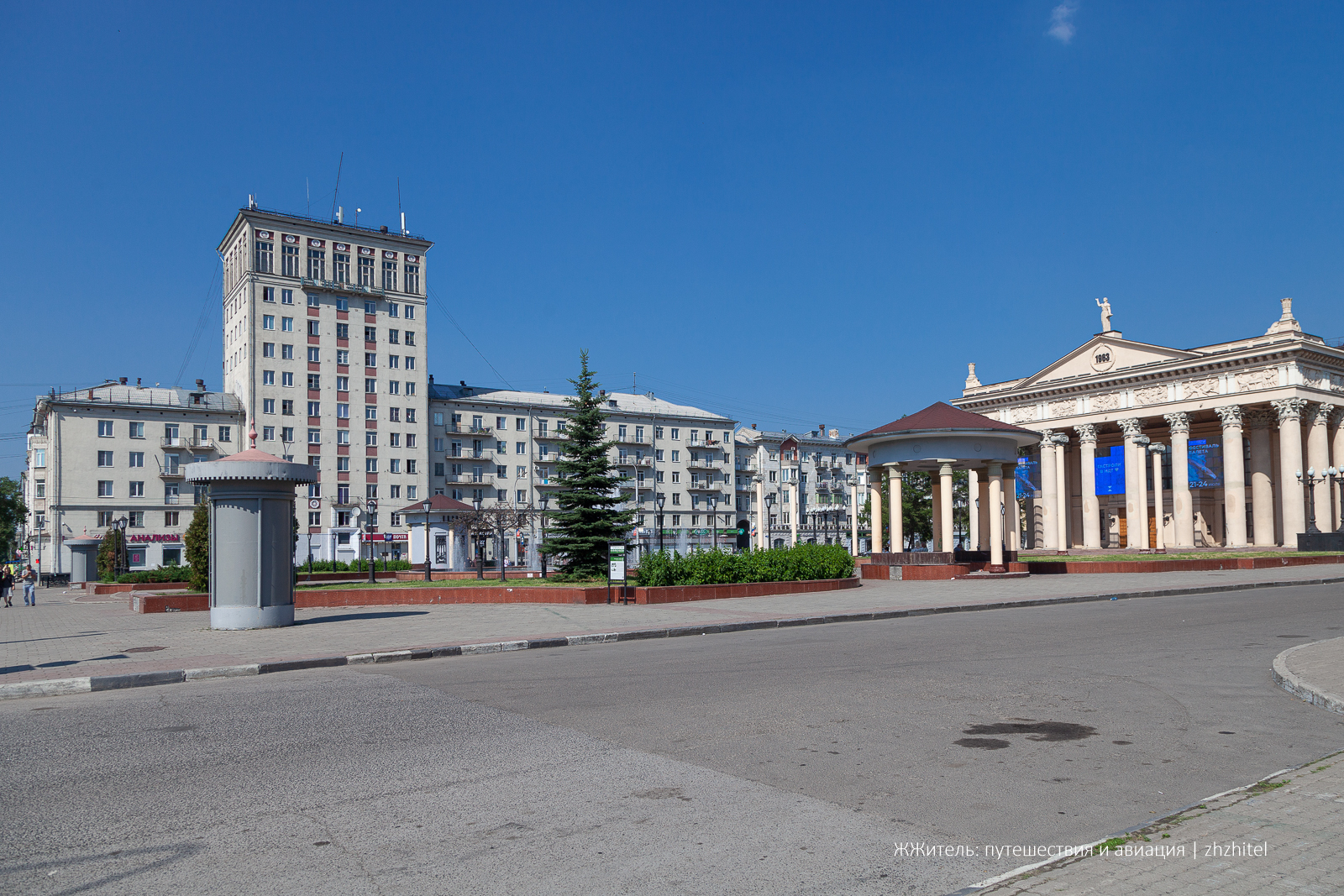 Walk around Stalinsk - My, Travel across Russia, Kemerovo region - Kuzbass, Novokuznetsk, Stalinist architecture, Architecture, Soviet architecture, Town, City walk, Longpost, The photo