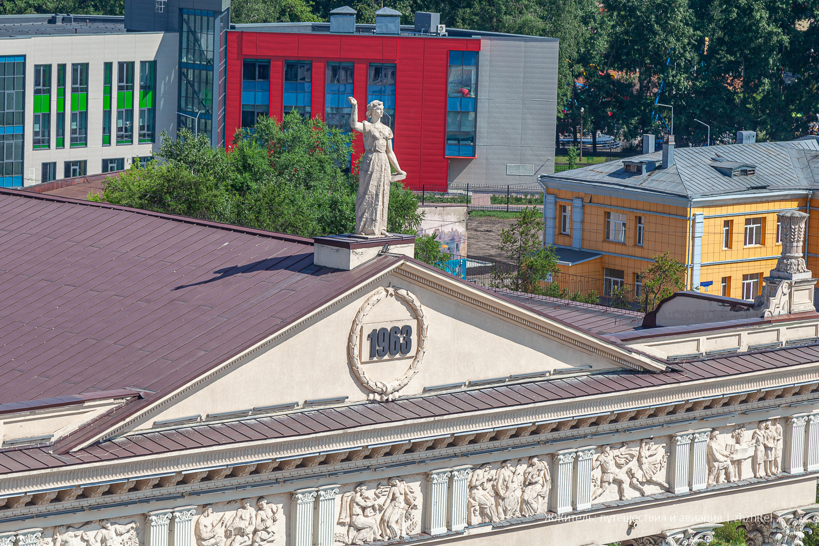 Walk around Stalinsk - My, Travel across Russia, Kemerovo region - Kuzbass, Novokuznetsk, Stalinist architecture, Architecture, Soviet architecture, Town, City walk, Longpost, The photo