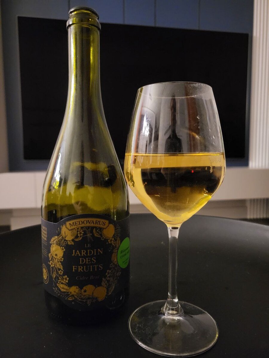 Le Jardin Des Fruits by Medovarus. Cider and lambic from St. Petersburg a la France - My, Cider, Lambic, Saint Petersburg, Alcohol, Beverages, Longpost