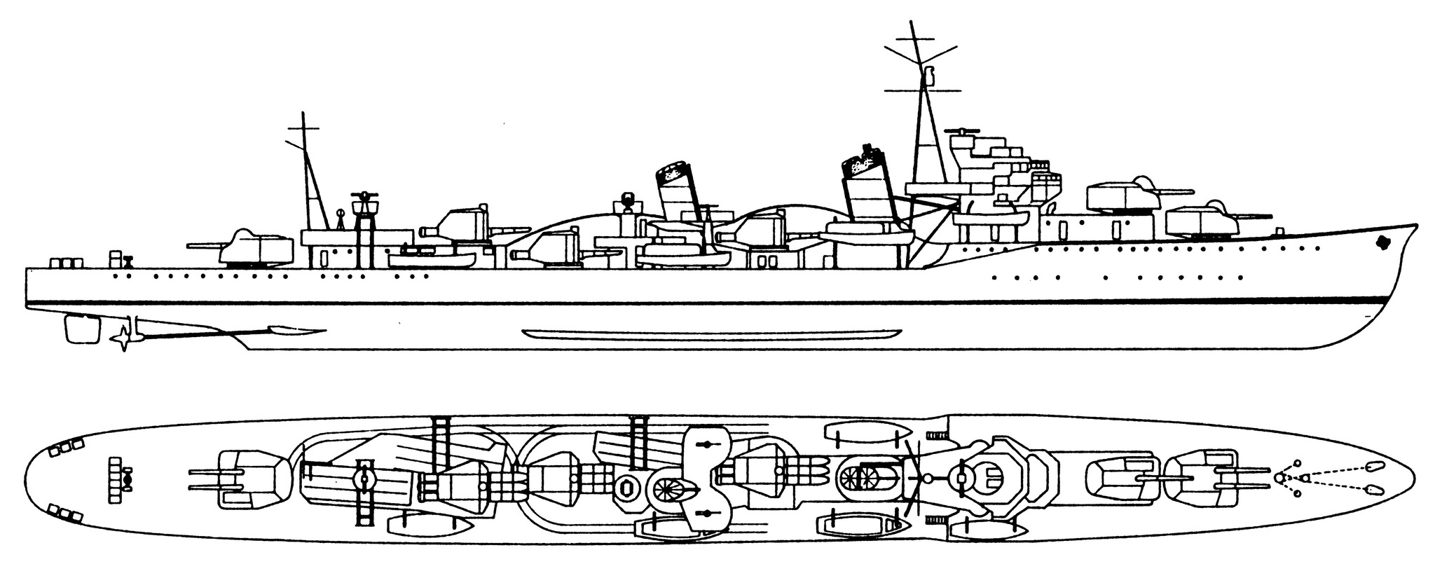 Japanese destroyers. Part three. Toku Gata - “special type” destroyers - Military equipment, Military history, Ship, Destroyer, Armament, Technics, Longpost, Japan