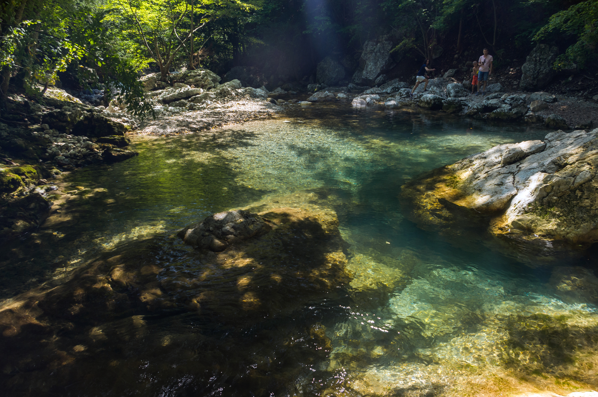 The coolness of the Grand Canyon of Crimea on a hot day - My, Crimea, The photo, Travels, Summer, Canyon, River, The mountains, Longpost