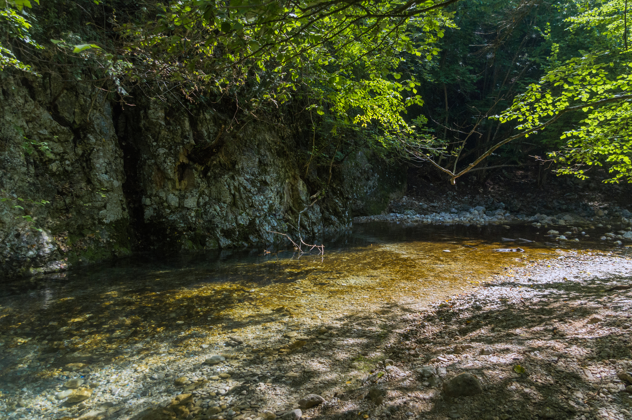 The coolness of the Grand Canyon of Crimea on a hot day - My, Crimea, The photo, Travels, Summer, Canyon, River, The mountains, Longpost