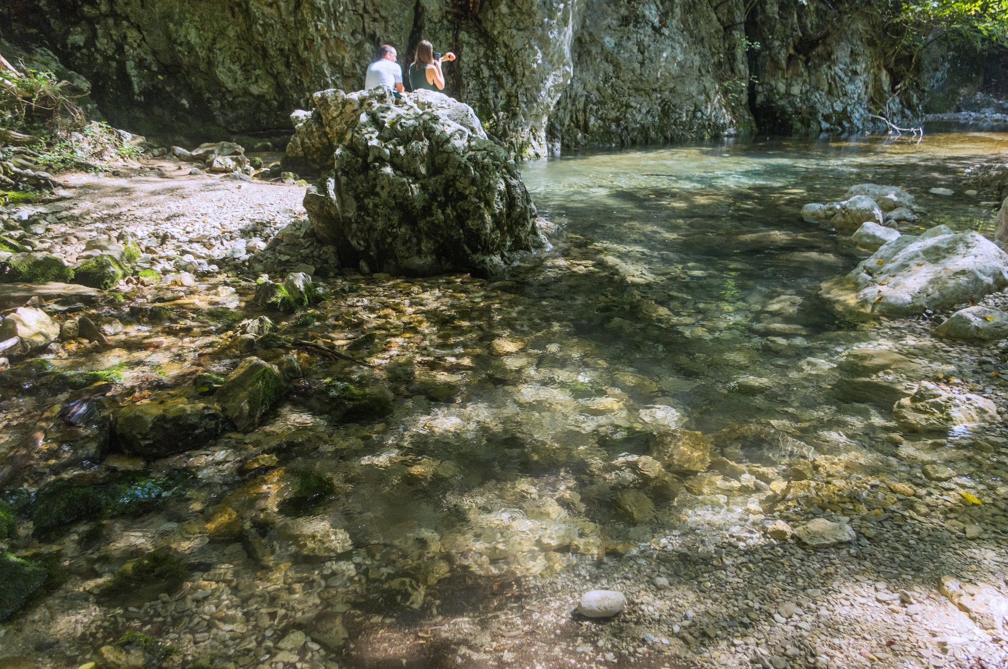 The coolness of the Grand Canyon of Crimea on a hot day - My, Crimea, The photo, Travels, Summer, Canyon, River, The mountains, Longpost