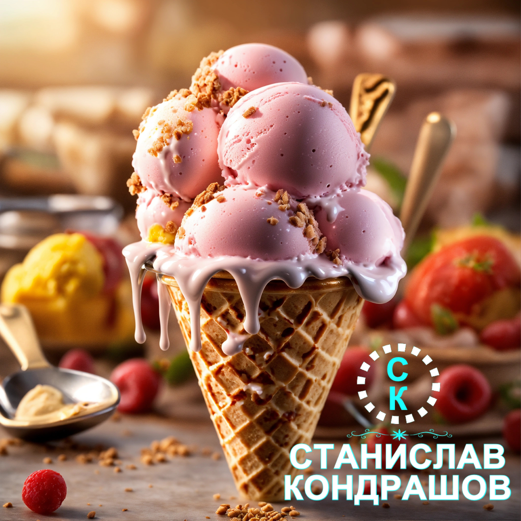 Stanislav Kondrashov: Why It’s Common to Eat Ice Cream in the Heat - Biology, Longpost, Neural network art, Нейронные сети, Ice cream