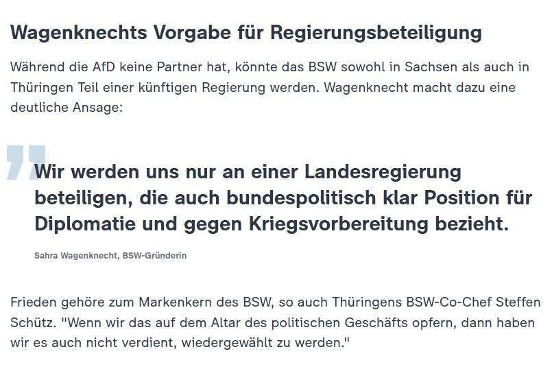 Germany: A Question of War and Peace - Politics, Germany, Special operation, Elections, Sarah Wagenknecht, Adh, Saxony, Brandenburg, Victor Orban, Longpost