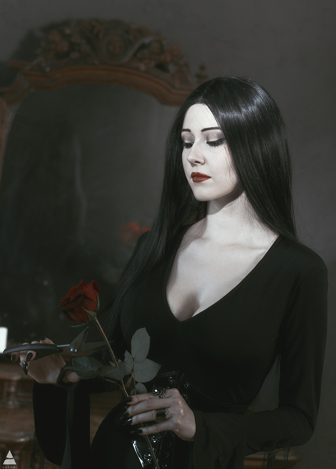 Morticia Addams Cosplay | Addams Family - My, Fashion model, Mortisha Addams, The Addams Family, PHOTOSESSION, The photo, Cosplayers, Professional shooting, Cosplay, Longpost