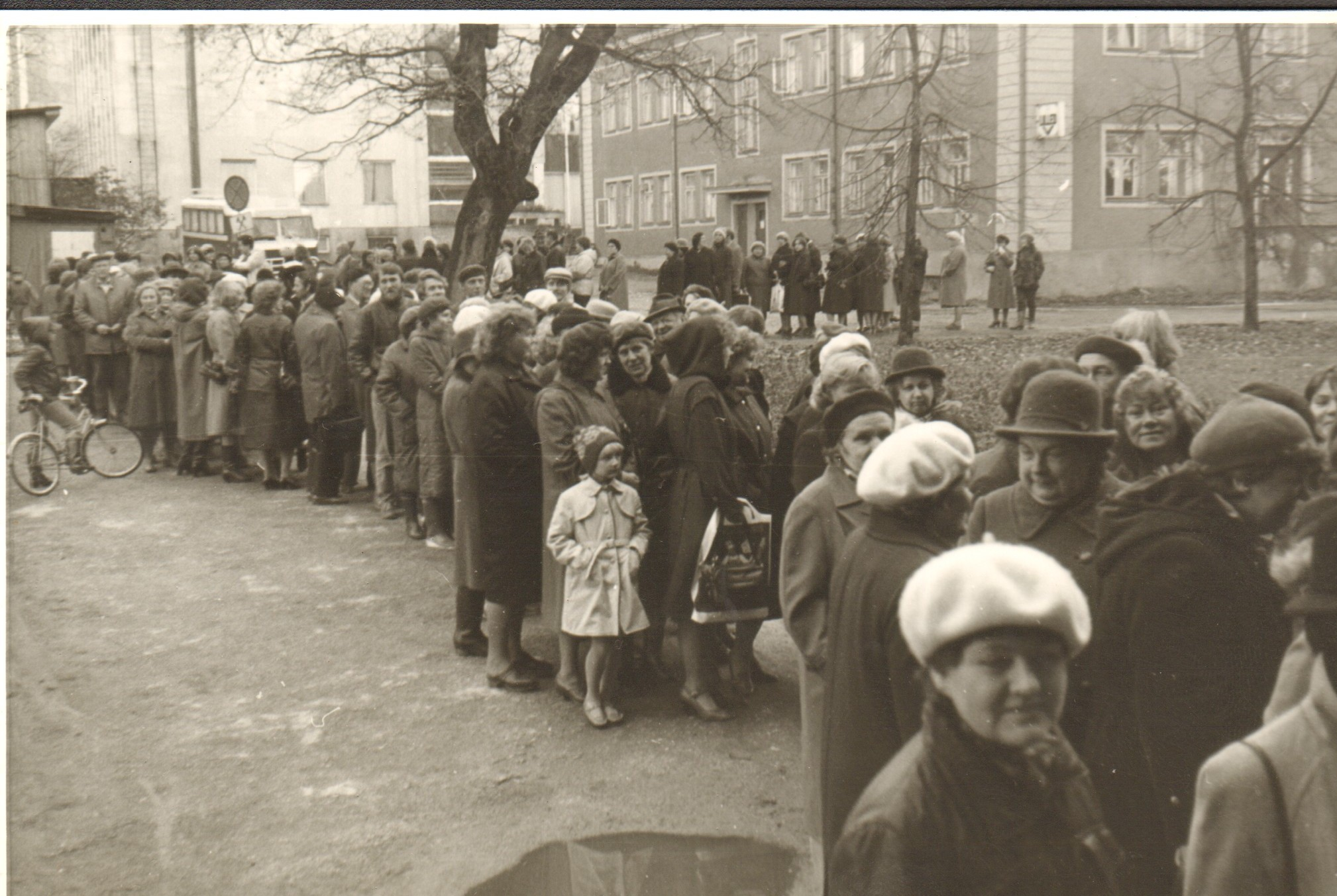 Reply to the post “Tail” for getting one and a half pounds of bread in Tomsk. 1917 - The photo, Estonia, Queue, the USSR, Reply to post