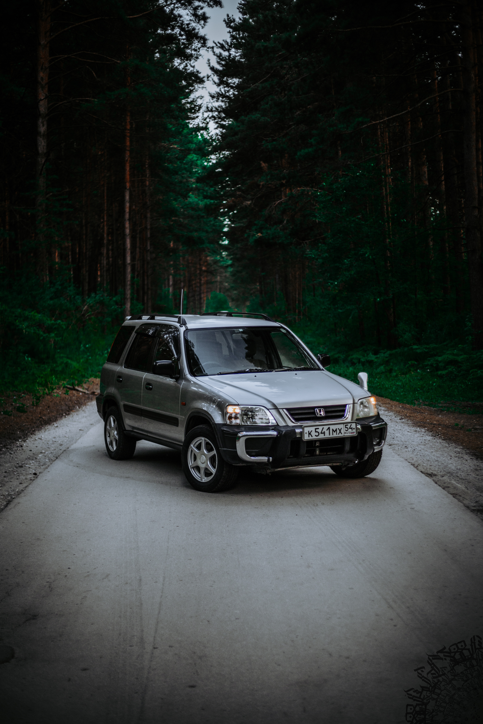 Small photo shoot for Honda CR-V RD1 - My, The photo, Canon, Auto, Forest, Honda, Honda cr-v, Car Photography, Longpost