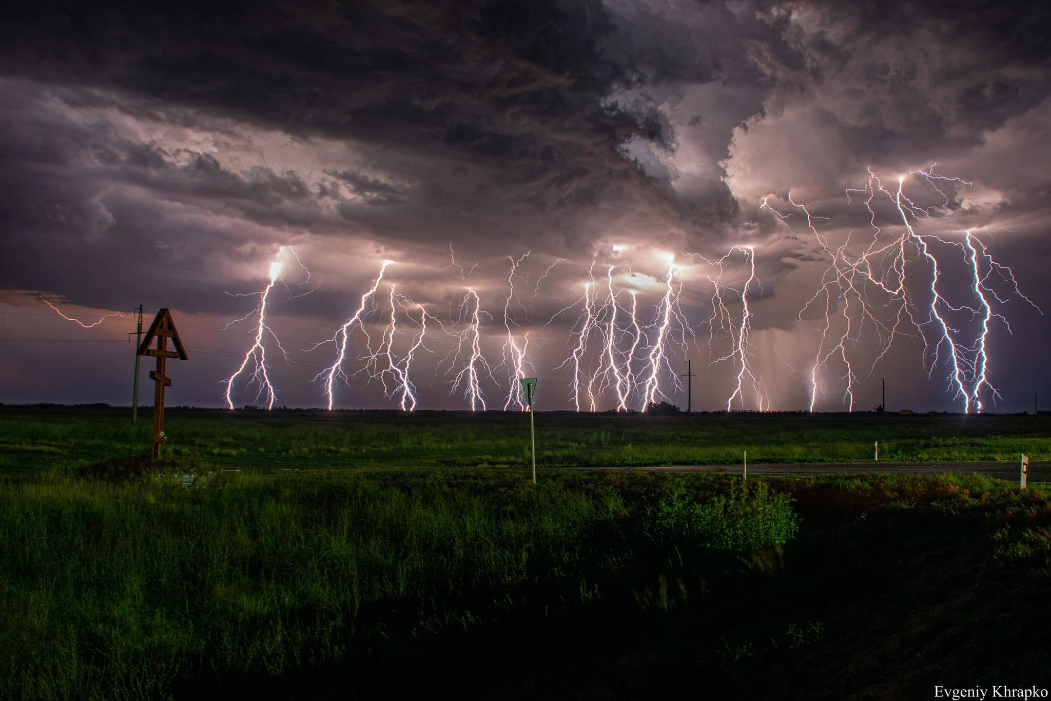 Terribly beautiful - Thunderstorm, The photo, Beautiful view, Longpost, Lightning