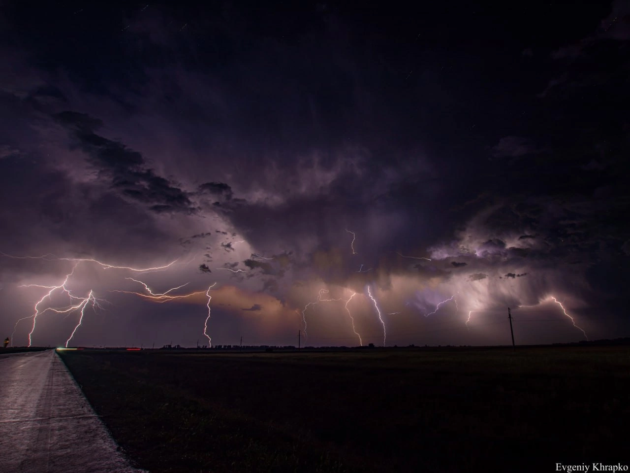 Terribly beautiful - Thunderstorm, The photo, Beautiful view, Longpost, Lightning