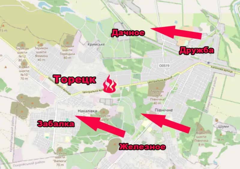 Units of the RF Armed Forces not only entered Toretsk, but also carried out active actions to cover it from the flanks - Politics, news, Special operation, Military Review, Promotion, Offensive