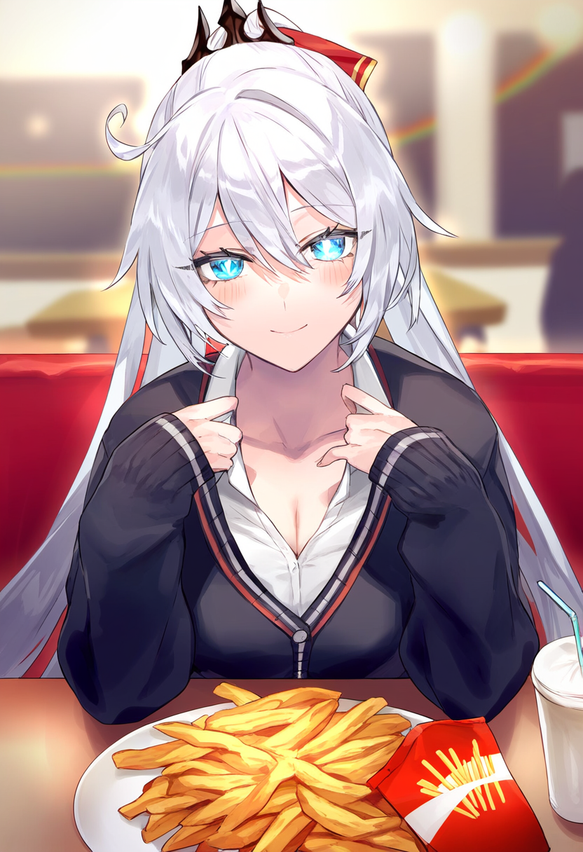 Свидание с Кианой - Anime Art, Pixiv, Аниме, Арты нейросетей, Honkai Impact, Kiana kaslana, Длиннопост