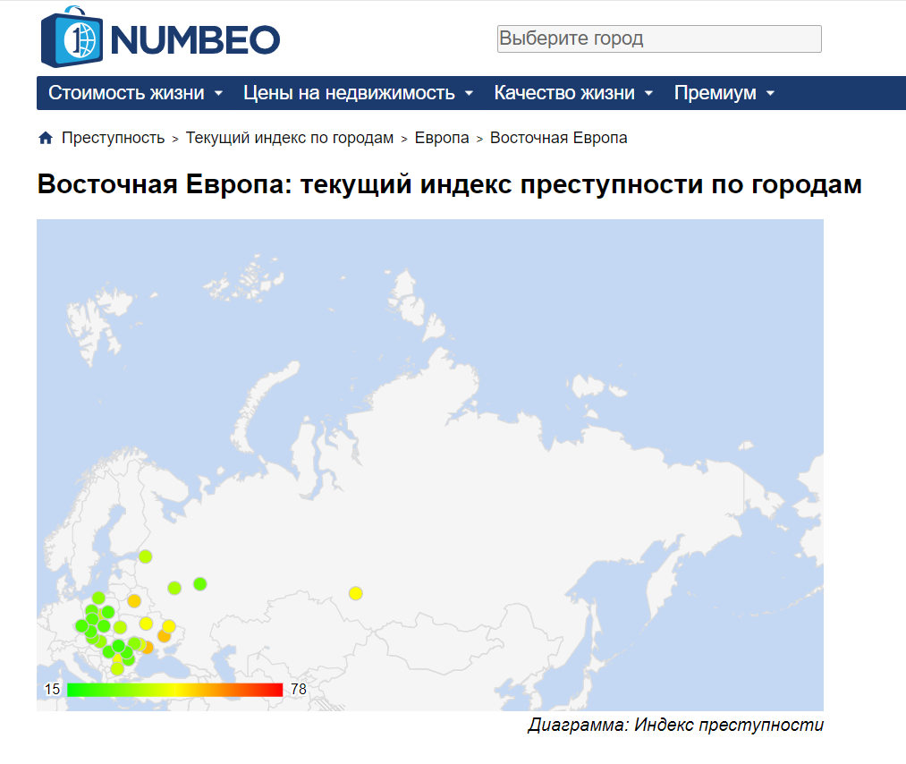 Одесса и Днепр возглавили рейтинг самых криминальных городов в Восточной Европе - Политика, Новости, СМИ и пресса, Криминал, Преступность, Статистика, Длиннопост