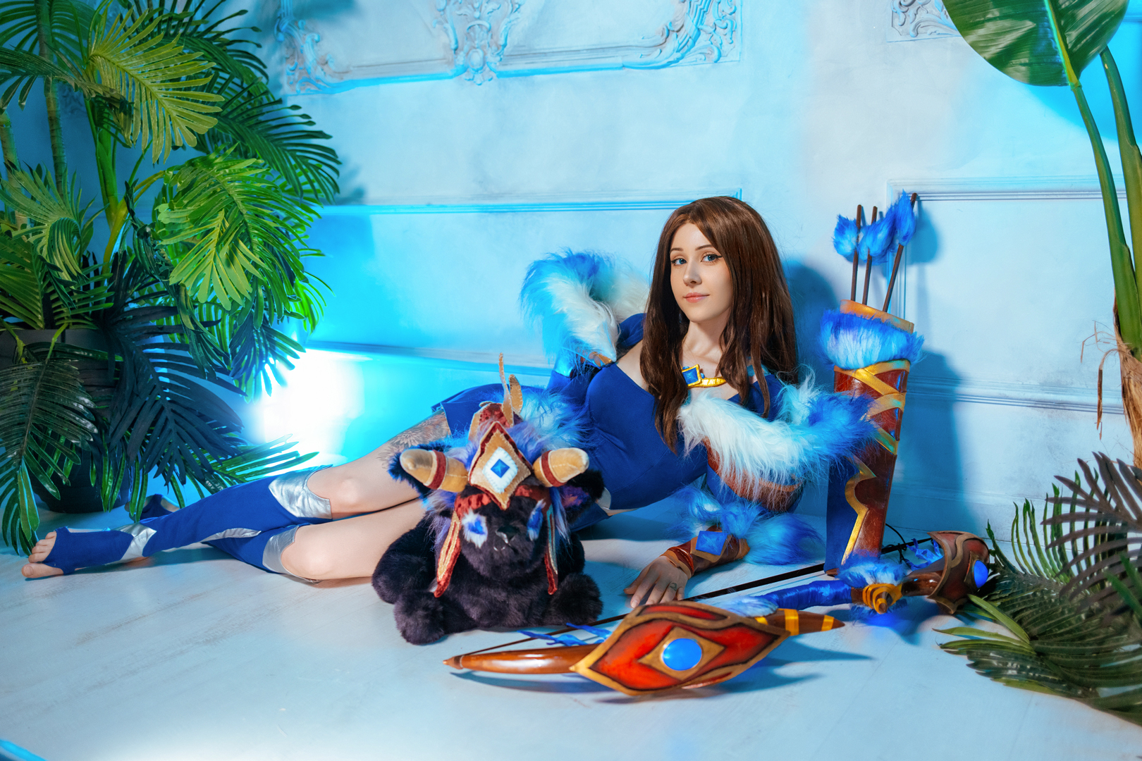 Mirana Cosplay | Dota 2 - My, Cosplayers, Cosplay, PHOTOSESSION, Fashion model, The photo, Girl with tattoo, Dota 2, Mirana, Mirana, Longpost