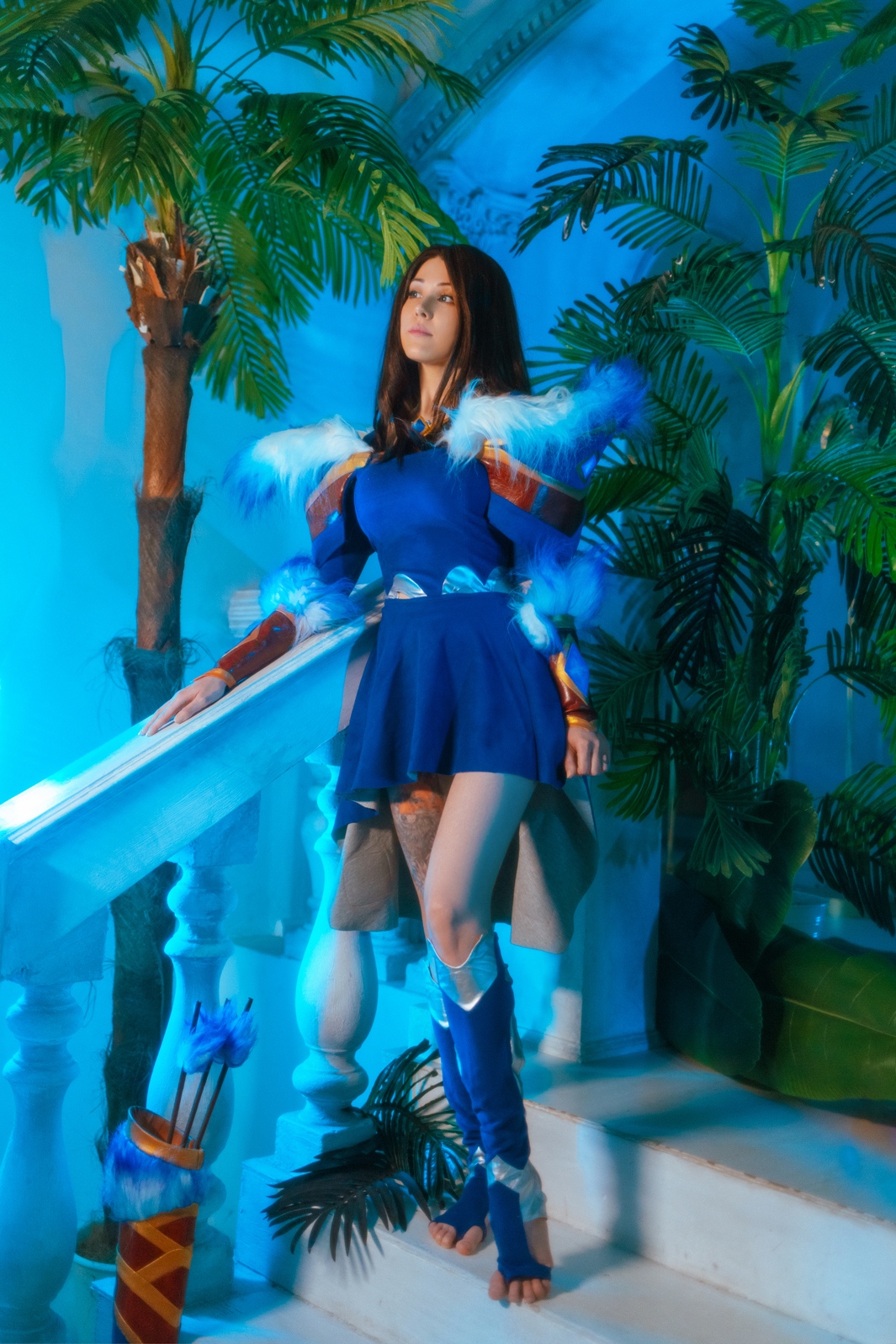 Mirana Cosplay | Dota 2 - My, Cosplayers, Cosplay, PHOTOSESSION, Fashion model, The photo, Girl with tattoo, Dota 2, Mirana, Mirana, Longpost