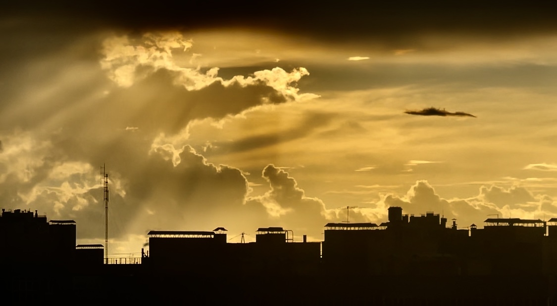 Luxurious sky of Nizhny Novgorod - My, Sky, Clouds, The photo, Mobile photography, Nizhny Novgorod, beauty, Longpost