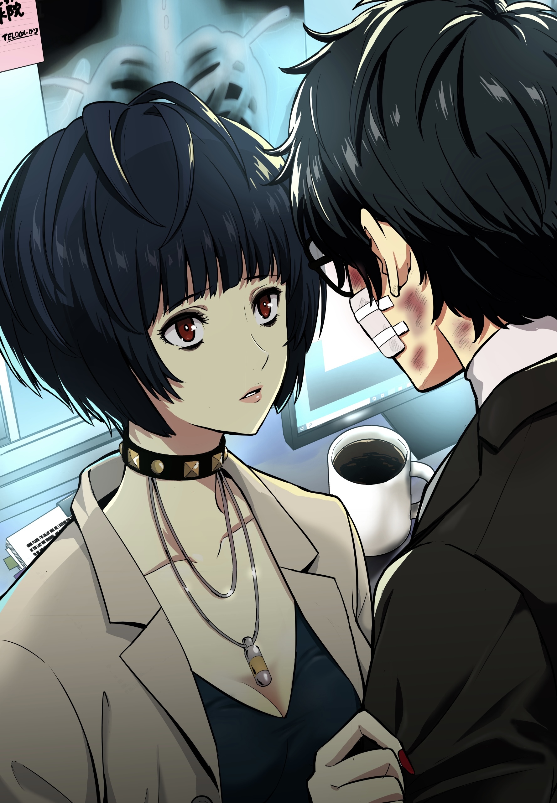 Takemi - Art, Anime, Anime art, Persona, Persona 5, Takemi Tae, Game art, Games, Longpost