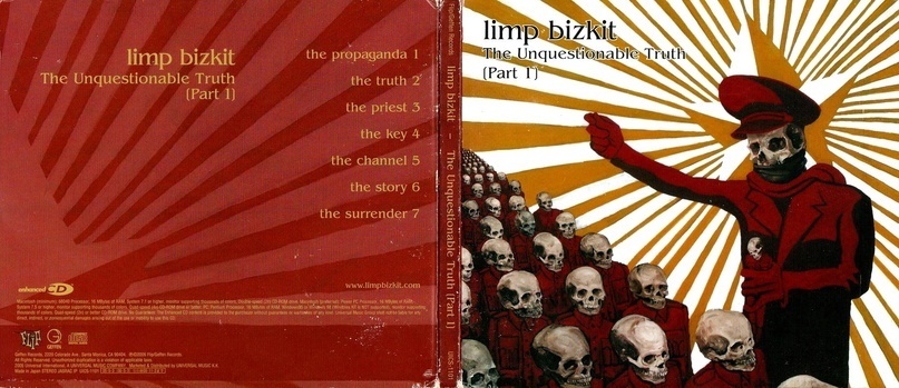 Limp Bizkit albums (1997 - 2020) - Metal, Cover, Heavy metal, Hits, Rock, Limp bizkit, Album, Discography, Music, VKontakte (link), Longpost