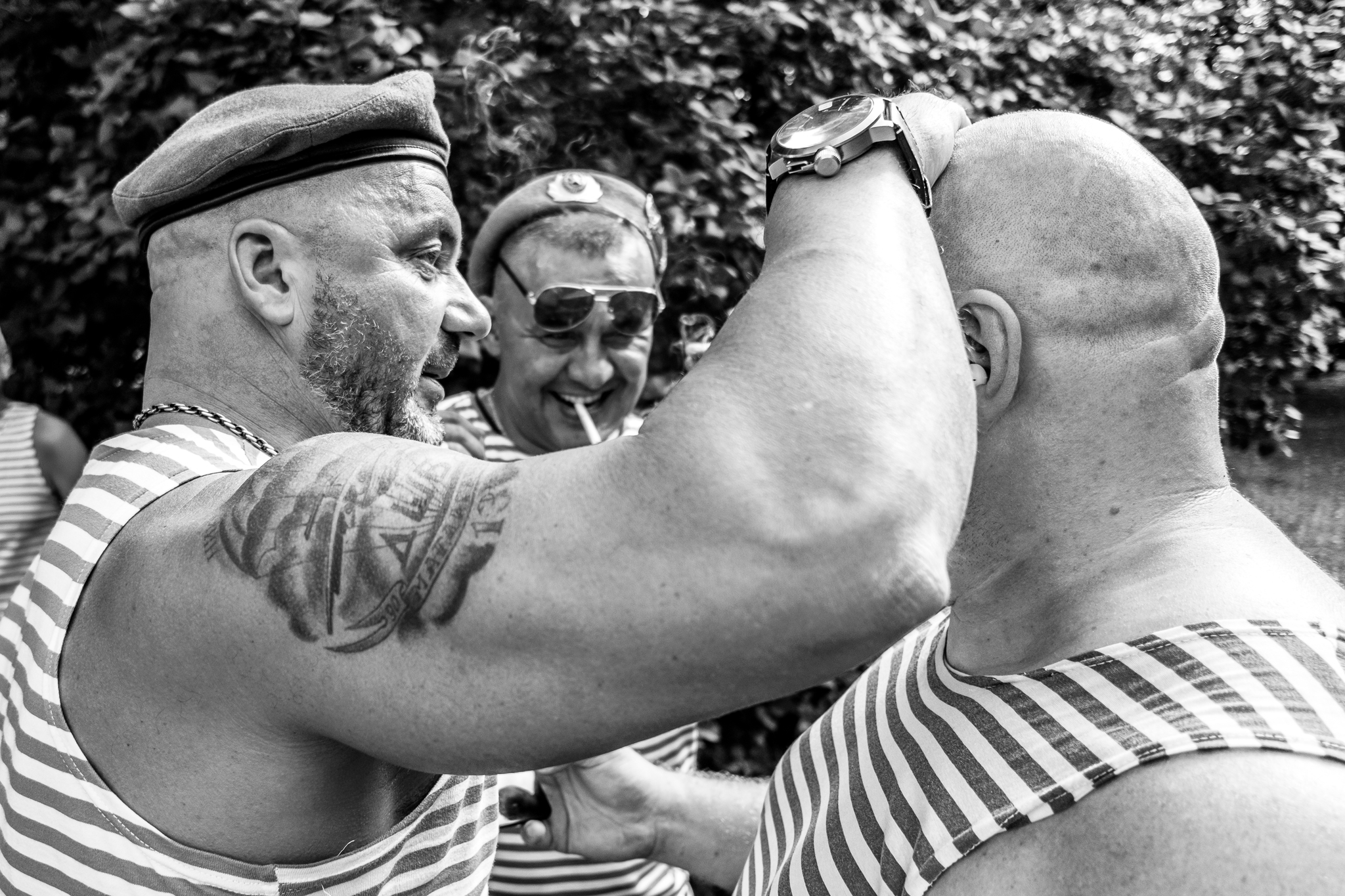 Happy Airborne Forces Day! - My, Airborne forces, Day of the Airborne Forces, Black and white, The photo, Gorky Park, Longpost