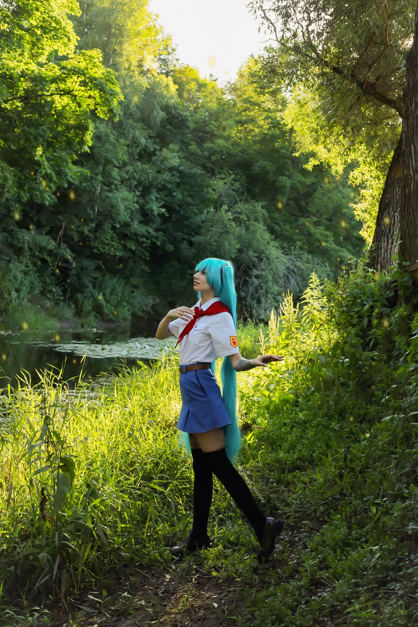 Everlasting summer Miku cosplay - Моё, Бесконечное лето (визуальная новелла), Hatsune Miku, Косплей, Аниме, Игры, Длиннопост, Фотография