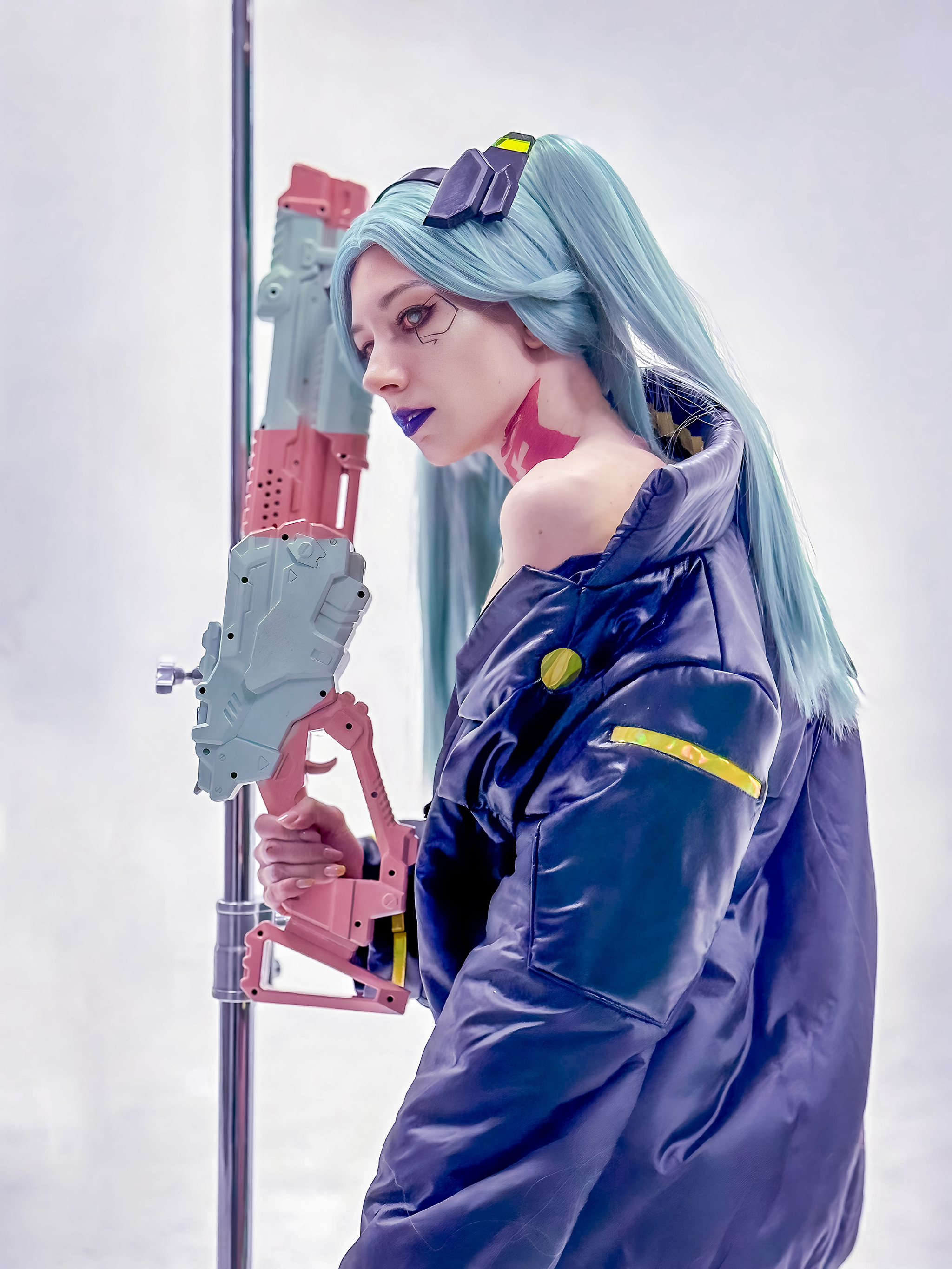 Rebecca cyberpunk cosplay - Моё, Косплей, Аниме, Игры, Cyberpunk 2077, Cyberpunk: Edgerunners, Rebecca (Edgerunners), Длиннопост, Фотография