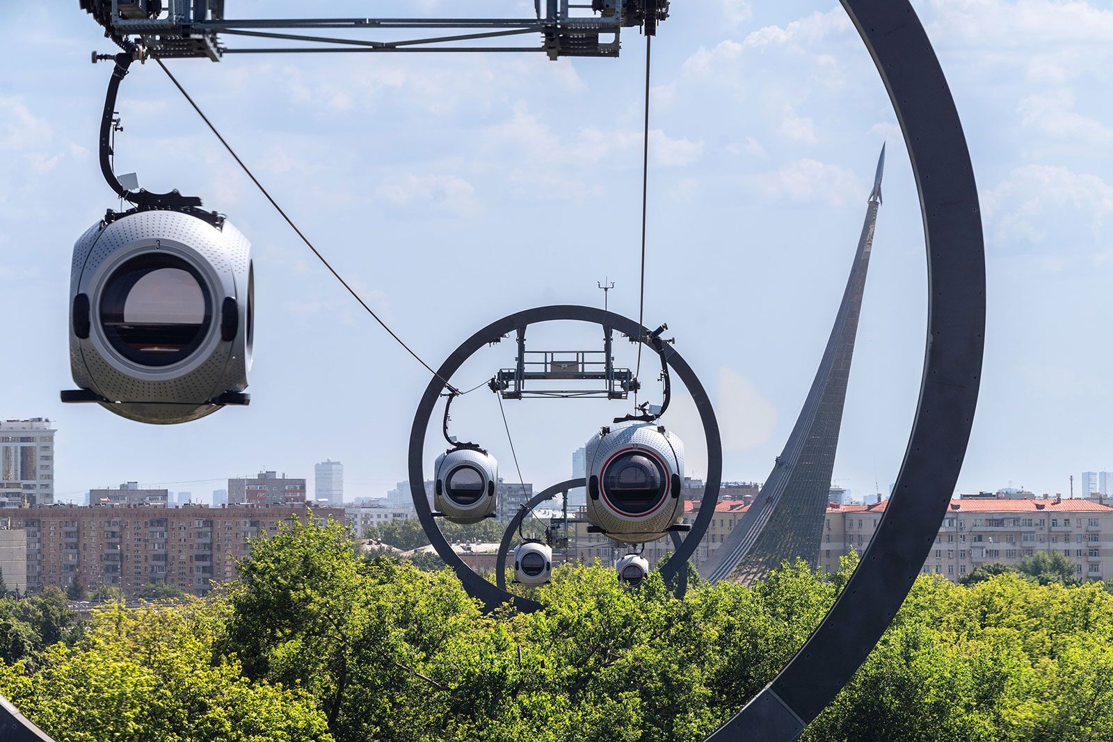 A cable car was launched in Moscow for the 85th anniversary of VDNKh - VDNKh, sights, Cable car, Opening, news, Moscow, Longpost