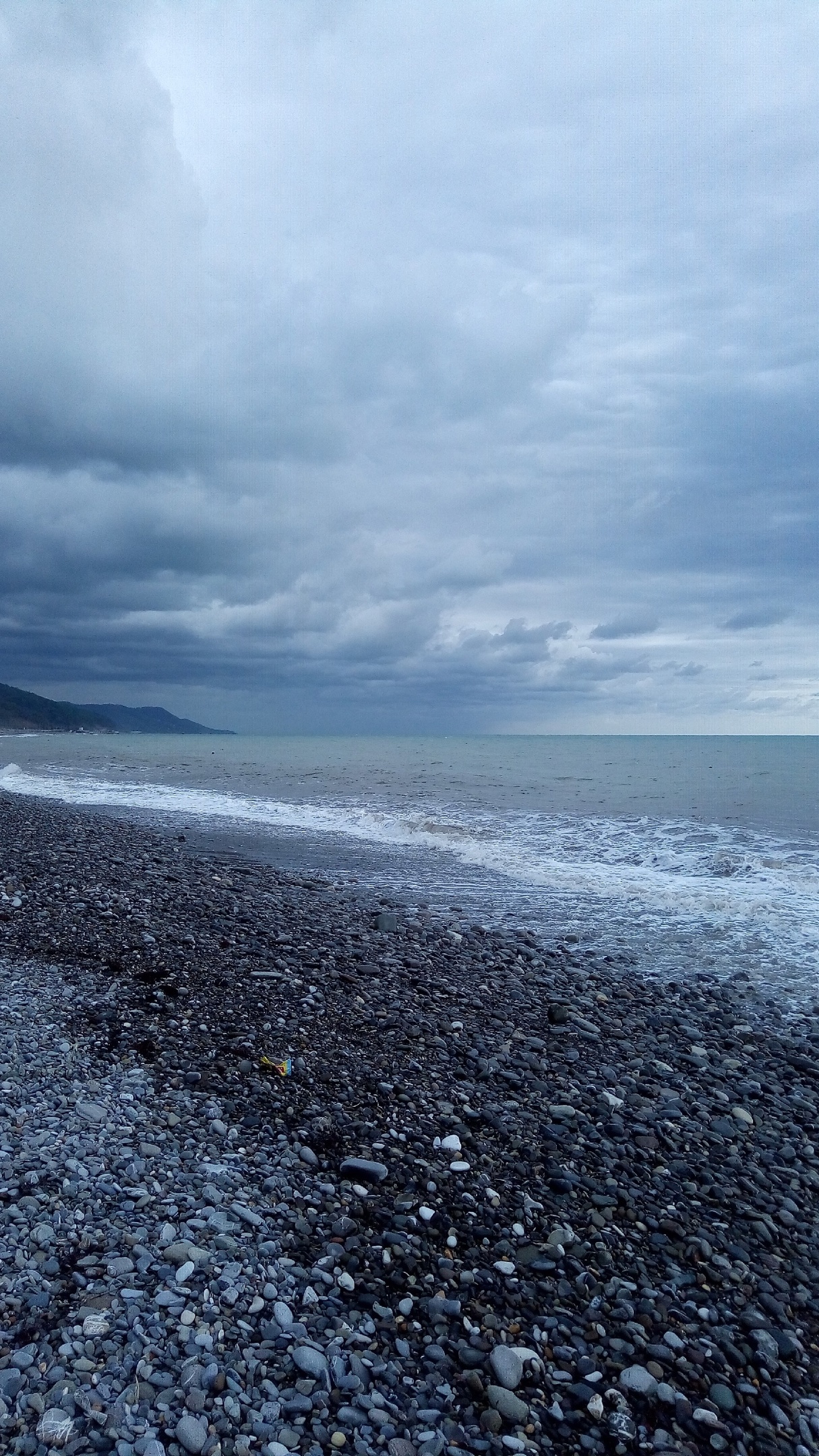 Black Sea in October 2018 - My, The photo, Mobile photography, Landscape