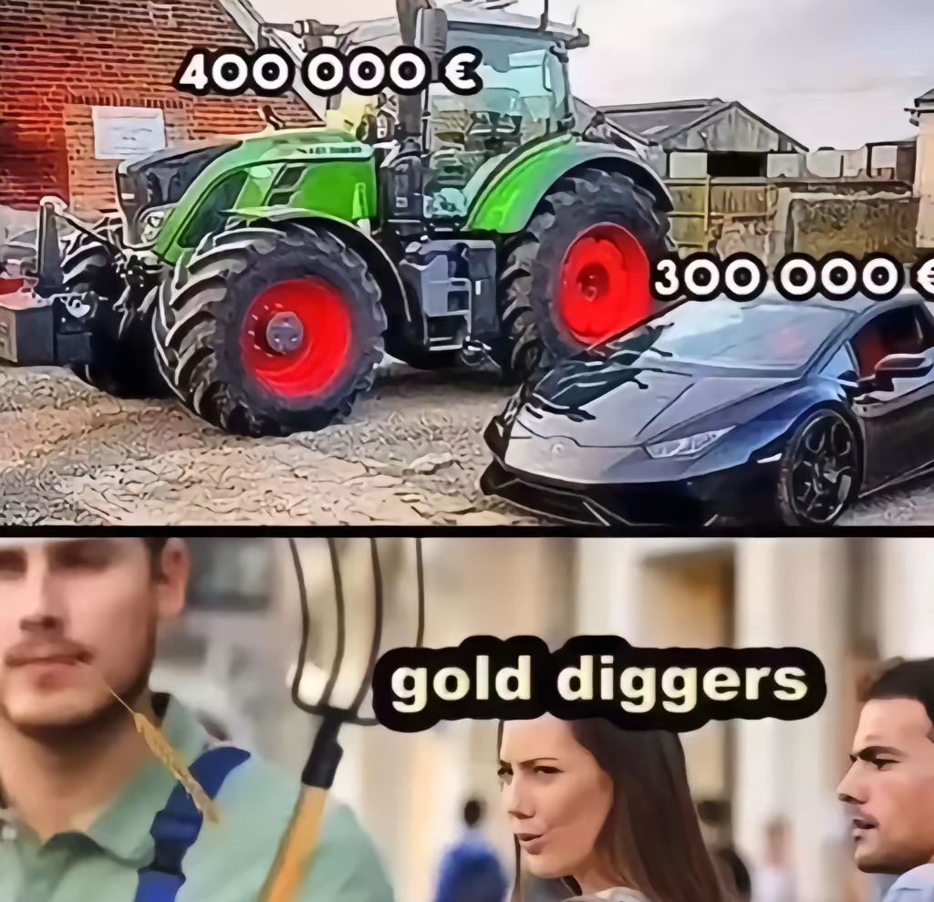 The choice is yours - Tractor, Lamborghini, Humor, Auto, Repeat, Picture with text