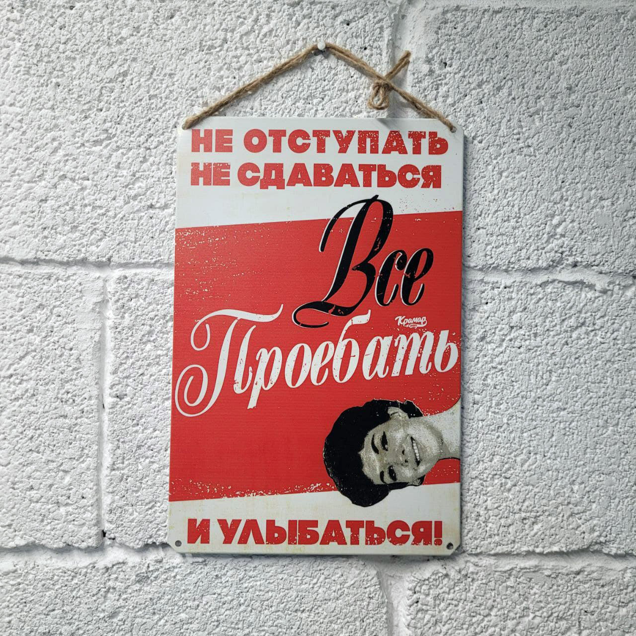 Posters and metal signs with various inscriptions found on AliExpress. [Part 2] - AliExpress, Poster, Poster, Табличка, Phrase, Quotes, Decor, Products, Humor, Black humor, Strange humor, Motivator, Soviet posters, Propaganda poster, Longpost, Advice