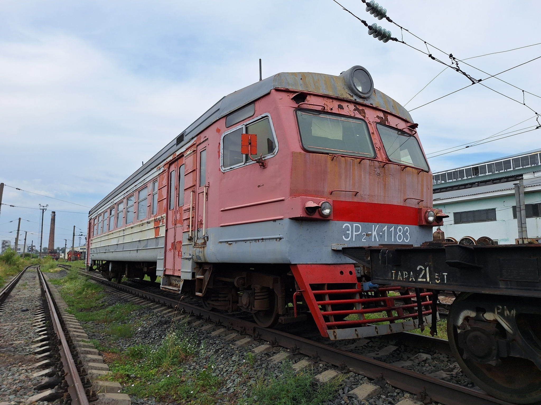 One of the last uncut electric trains ER2 - My, Railway, Russian Railways, Train, Er2, Longpost