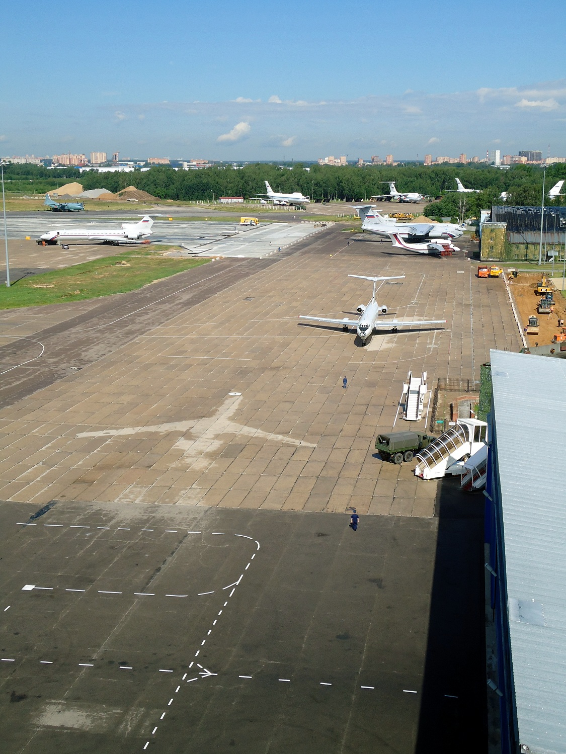 Stealth plane - My, Airplane, Platform, After the rain, Just, Aviation, Tu-134, Tu-154, AN-12, AN-72, IL-80, The airport, Aerodrome