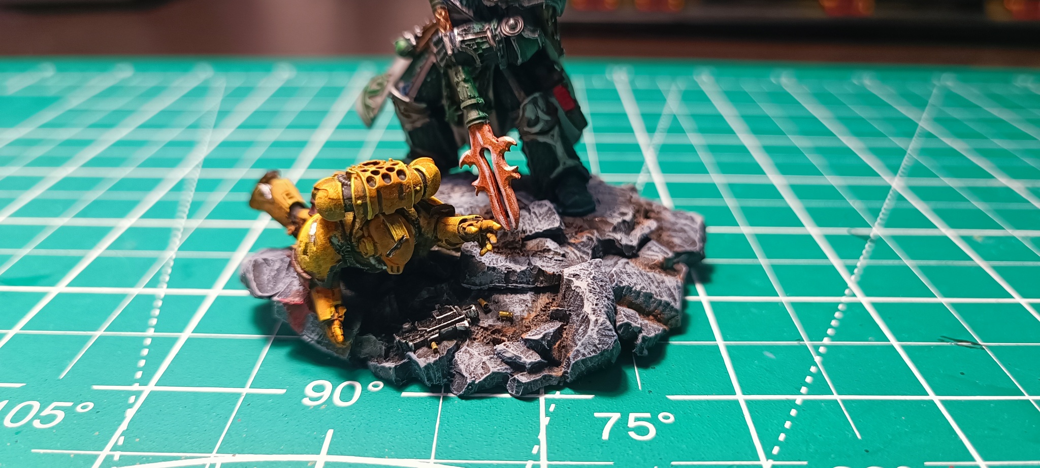 Alpharius (Warhammer 40k) - My, Warhammer 40k, Painting miniatures, Longpost