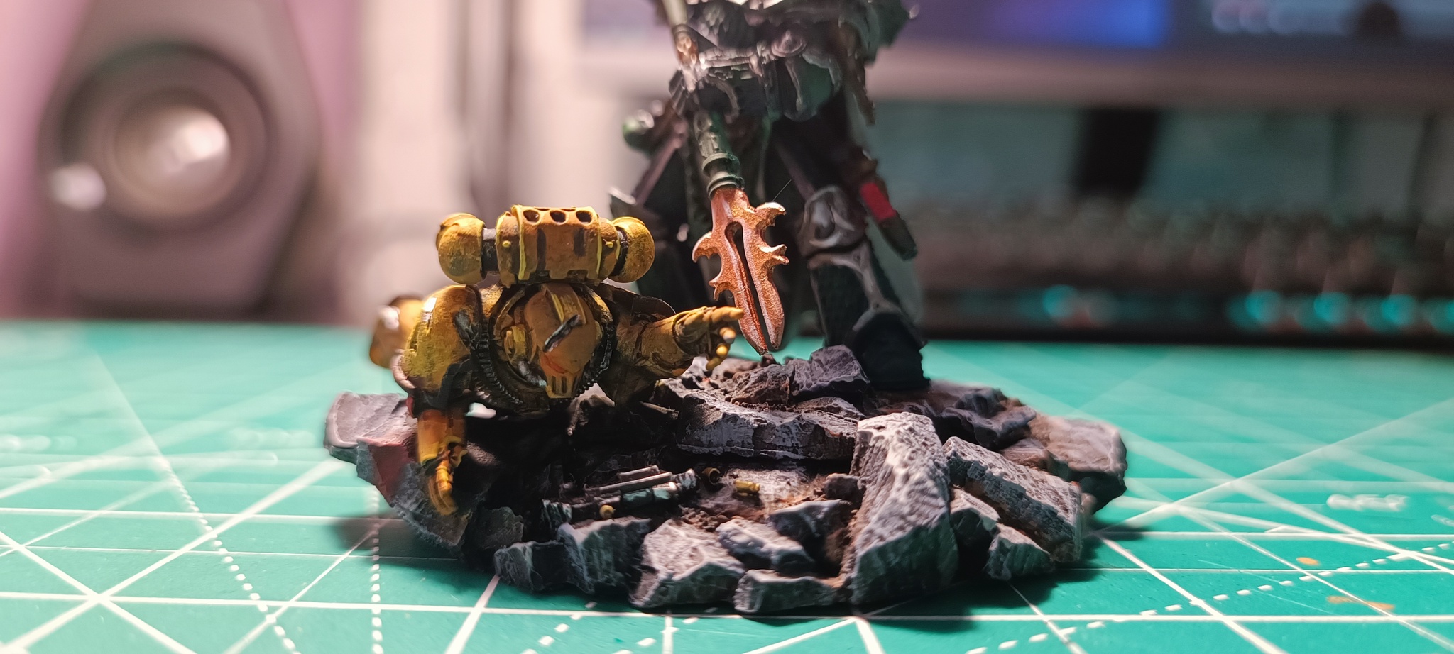 Alpharius (Warhammer 40k) - My, Warhammer 40k, Painting miniatures, Longpost