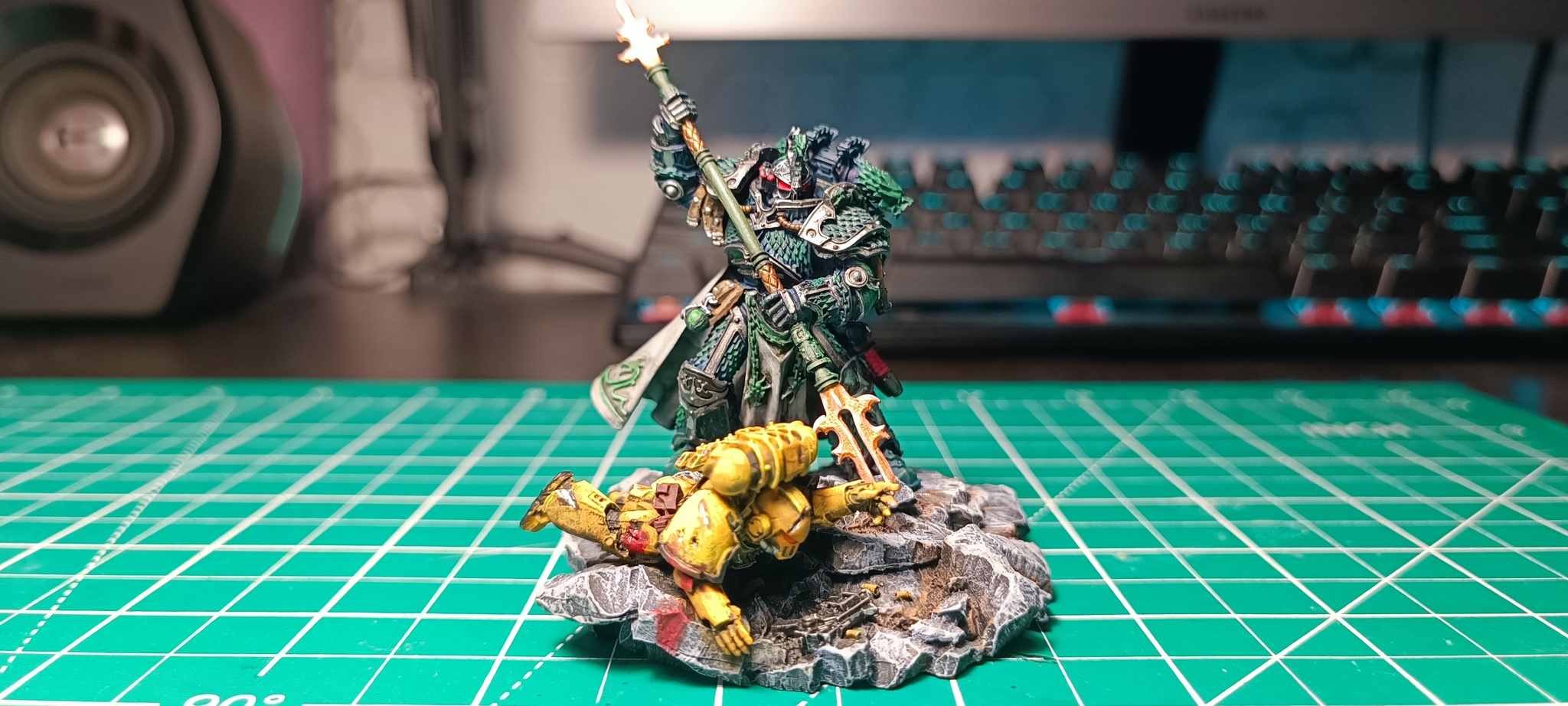 Alpharius (Warhammer 40k) - My, Warhammer 40k, Painting miniatures, Longpost