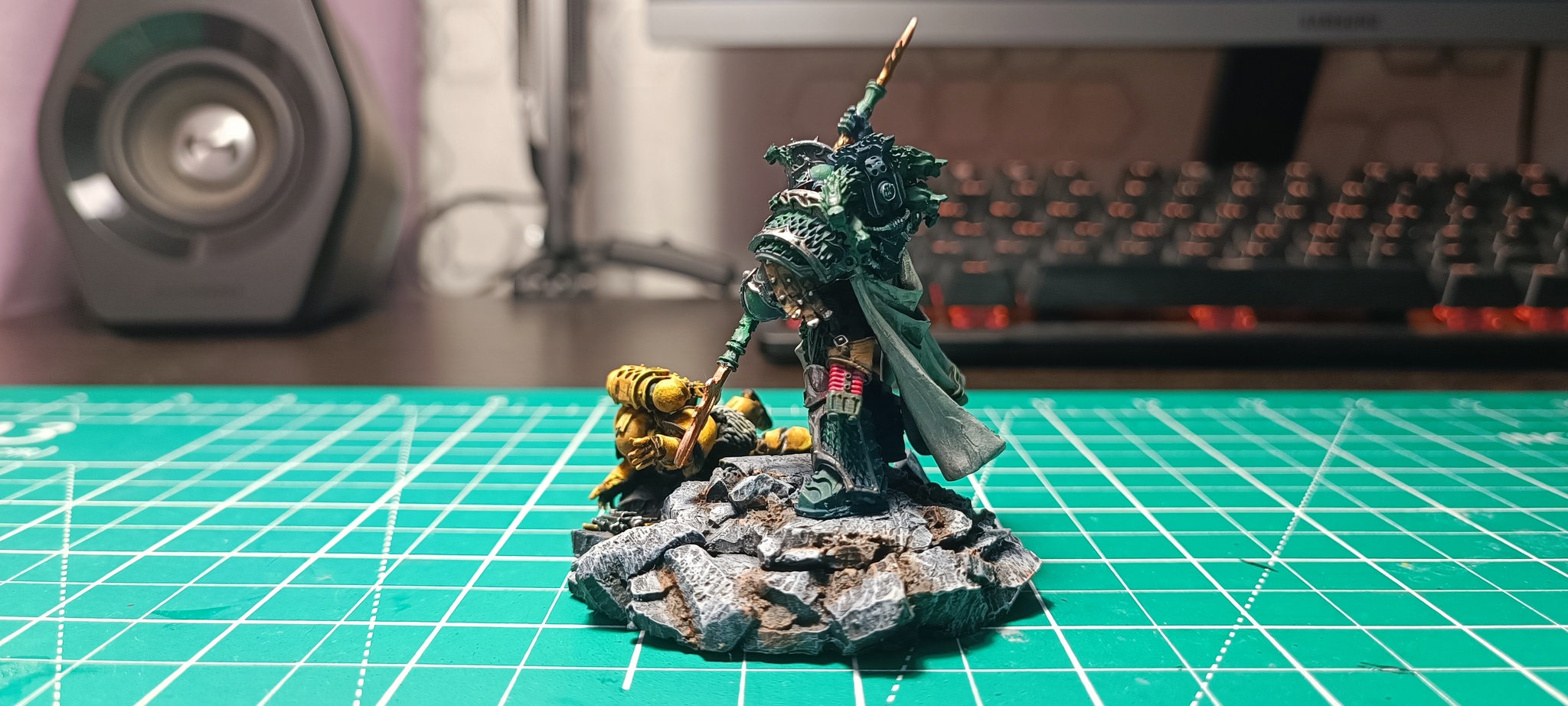 Alpharius (Warhammer 40k) - My, Warhammer 40k, Painting miniatures, Longpost