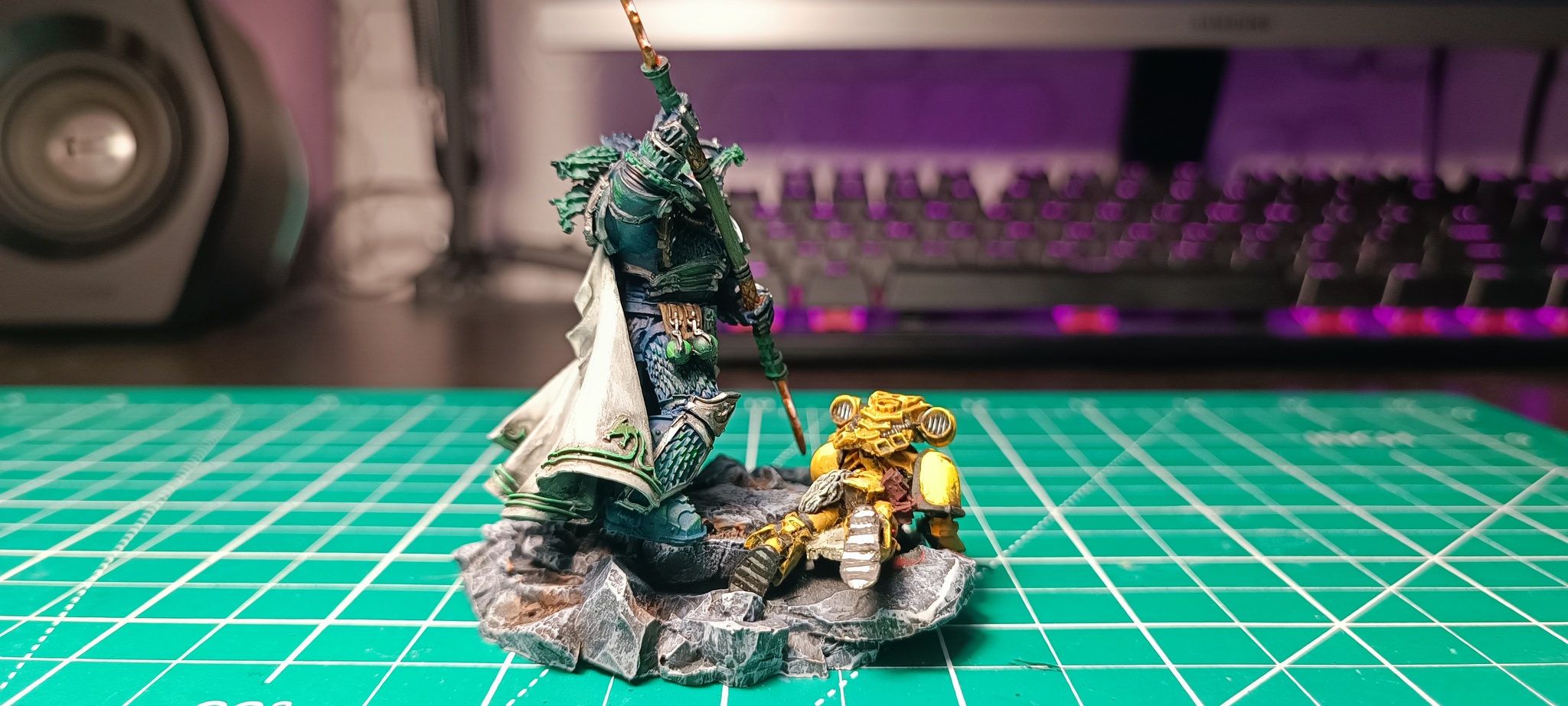 Alpharius (Warhammer 40k) - My, Warhammer 40k, Painting miniatures, Longpost