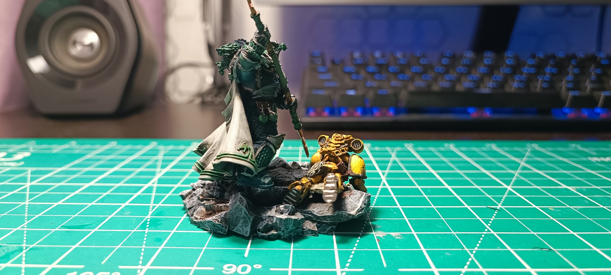 Alpharius (Warhammer 40k) - My, Warhammer 40k, Painting miniatures, Longpost