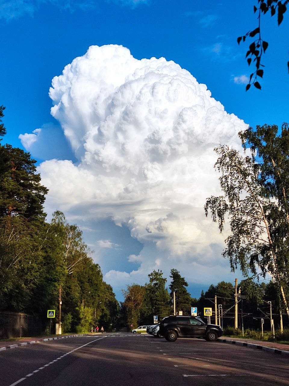 Maybe someone will like it - My, The photo, Nature, Village, Clouds, A wave of posts