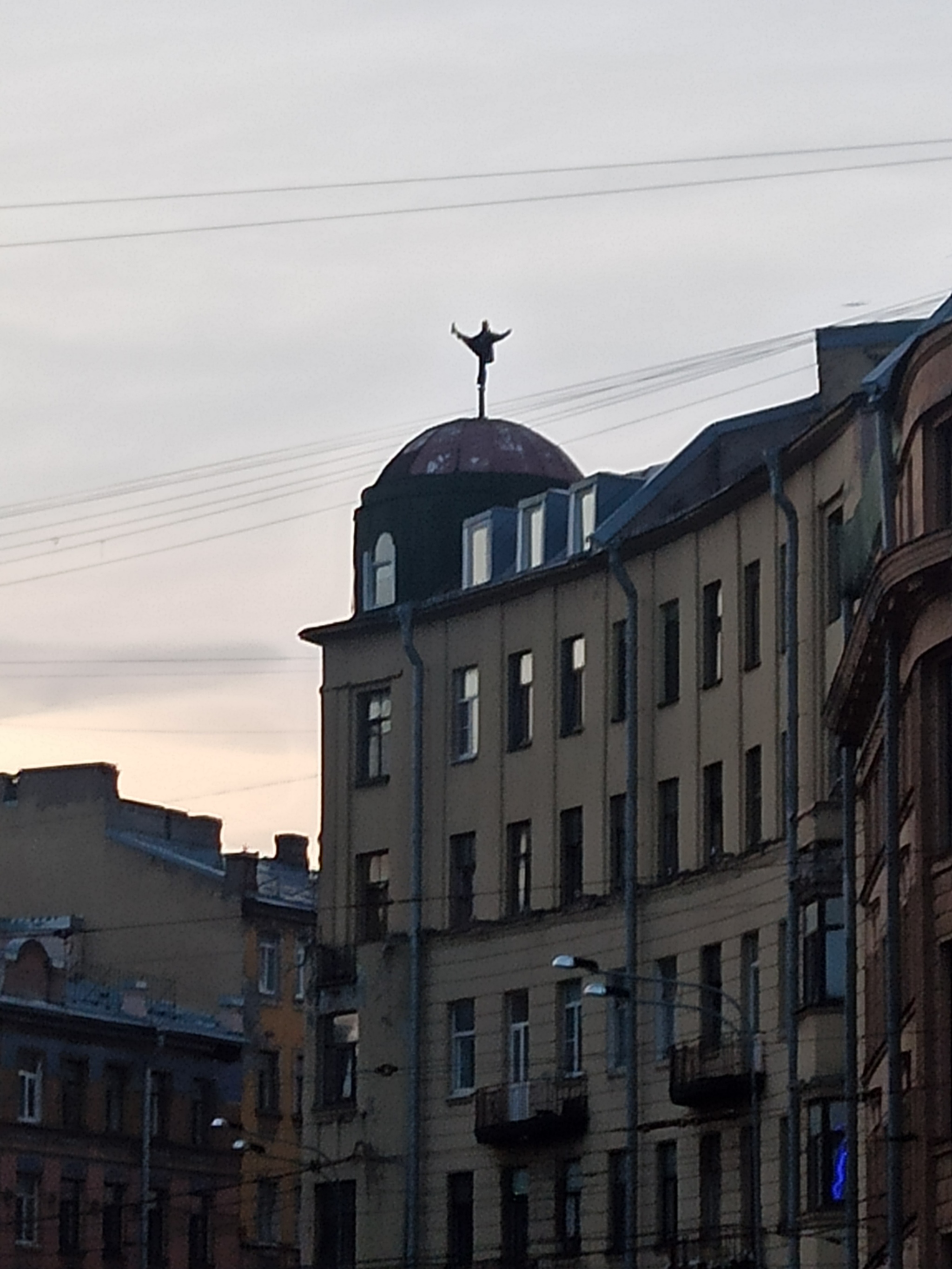 I left the subway... - Without fear, Roof, Saint Petersburg, Longpost