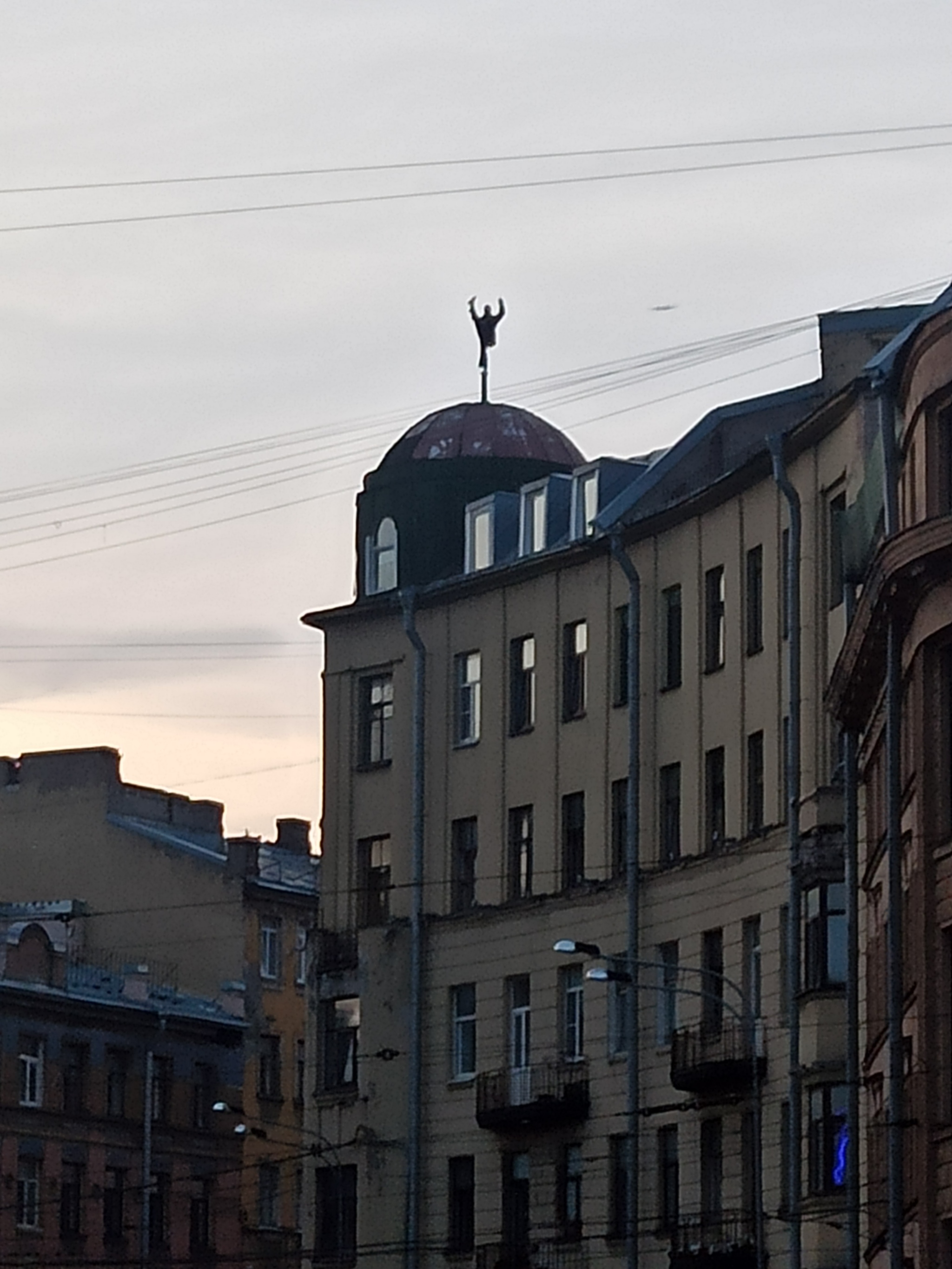 I left the subway... - Without fear, Roof, Saint Petersburg, Longpost