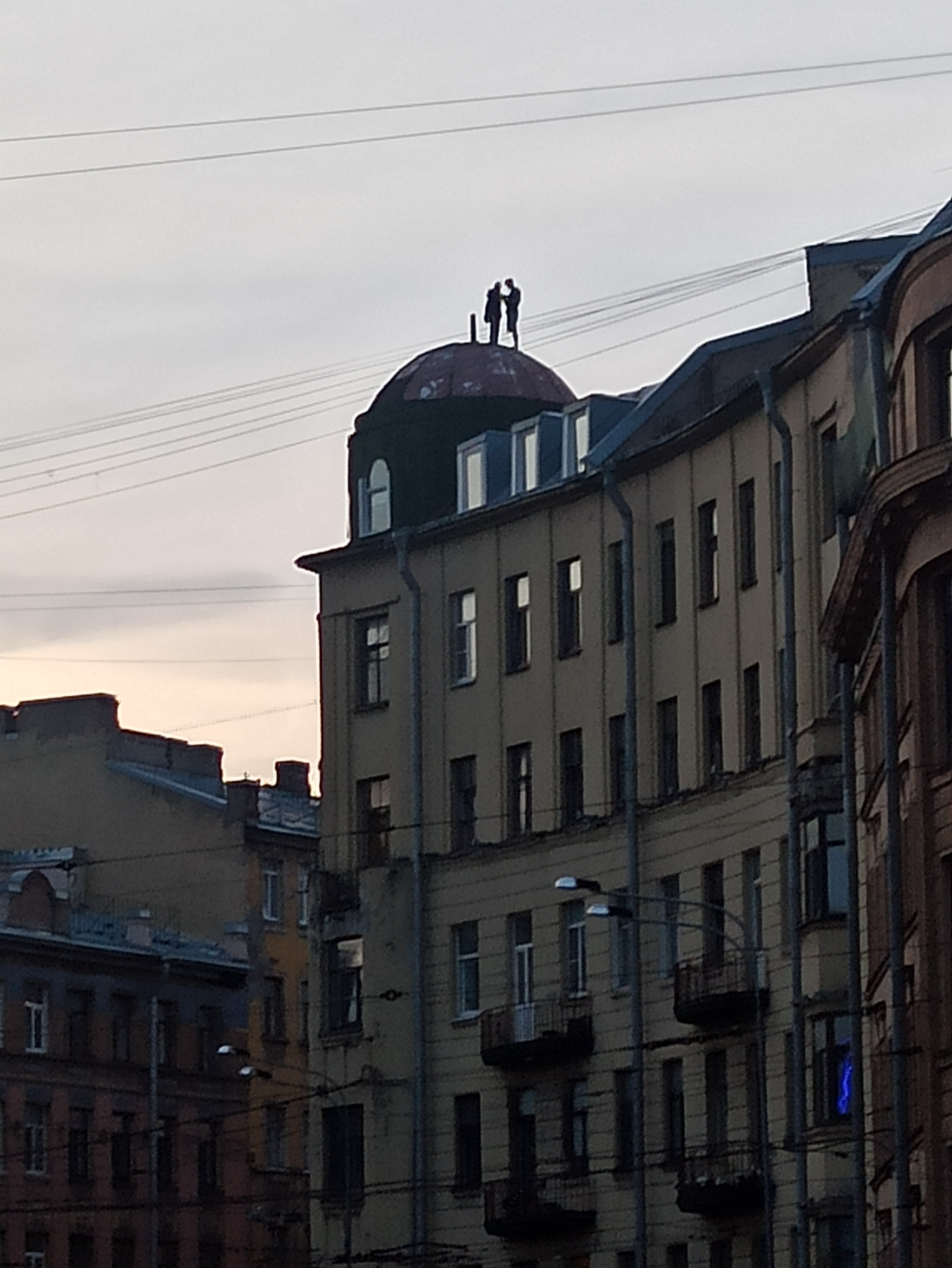 I left the subway... - Without fear, Roof, Saint Petersburg, Longpost