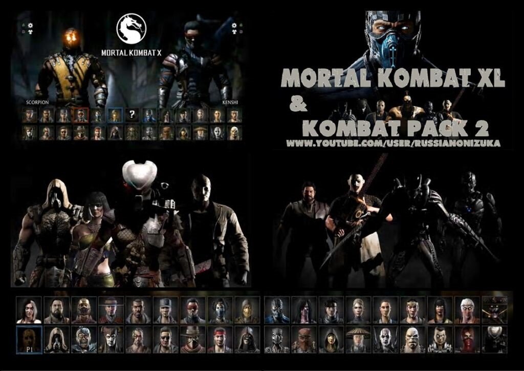 Мортал Комбат Х - Ростер ... Все Бойцы ... - Файтинг, Мкх, Mortal Kombat, Игры, Длиннопост