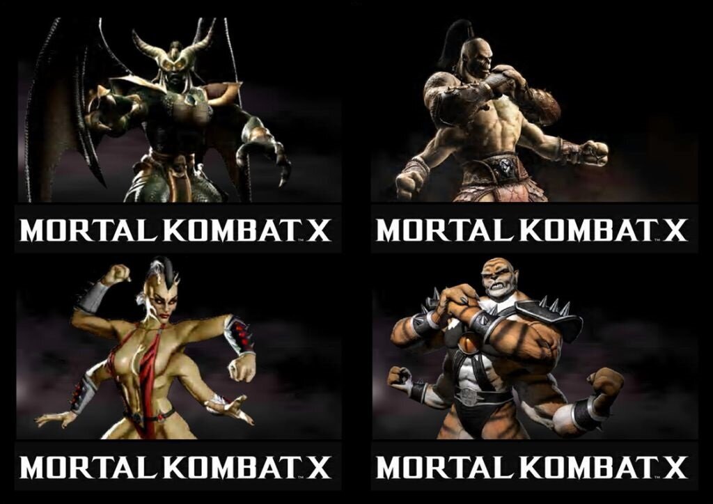 Мортал Комбат Х - Ростер ... Все Бойцы ... - Файтинг, Мкх, Mortal Kombat, Игры, Длиннопост