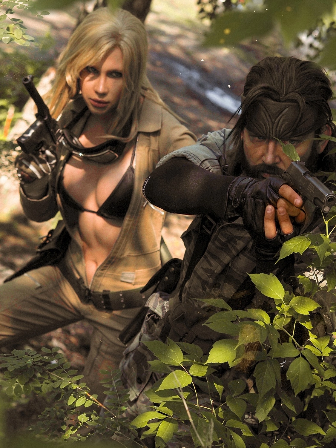 Eve & Snake | Metal Gear Solid 3: Snake Eater - Cosplay, Metal Gear Solid 3, Computer games, The photo, VKontakte (link), Longpost