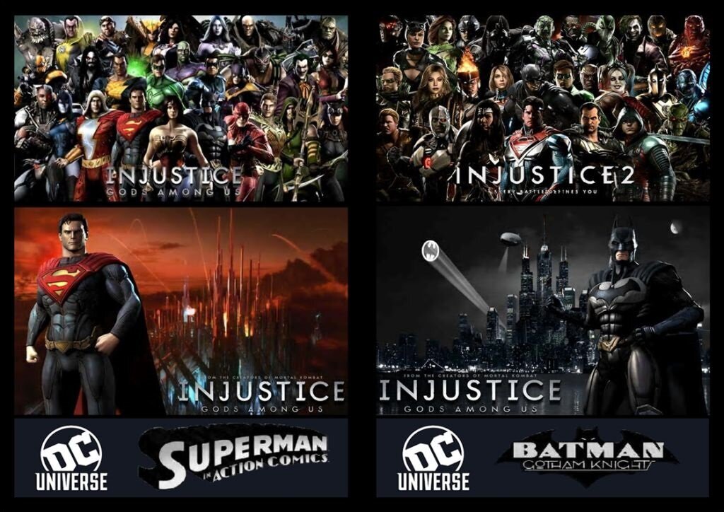 Injustice Fighting Roster - Все персонажи ... - Файтинг, Mortal Kombat, Injustice, Injustice: Gods Among Us, Injustice 2, Супергерои, DC Comics, Лига справедливости вселенная DC Comics, Бэтмен, Супермен, Бэтмен против Супермена, Черепашки-Ниндзя, Длиннопост