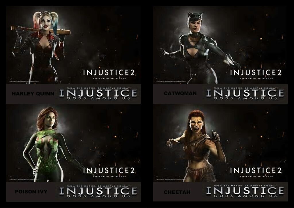 Injustice Fighting Roster - Все персонажи ... - Файтинг, Mortal Kombat, Injustice, Injustice: Gods Among Us, Injustice 2, Супергерои, DC Comics, Лига справедливости вселенная DC Comics, Бэтмен, Супермен, Бэтмен против Супермена, Черепашки-Ниндзя, Длиннопост